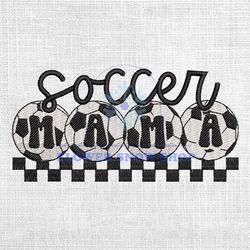 soccer mama ball machine embroidery design