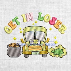 get in loser machine embroidery design