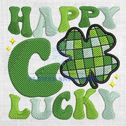 happy go lucky patrick embroidery design