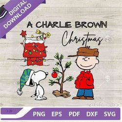 a charlie brown christmas svg, snoopy christmas tree svg, vintage christmas svg.jpg