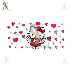 Valentine Day Angel Hello Kitty PNG