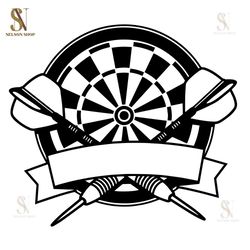 darts dartboard logo svg