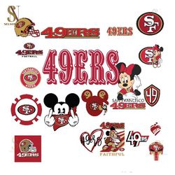 san francisco 49ers mickey svg bundle