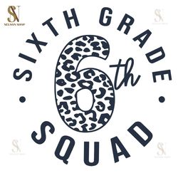 6th grade squad svg