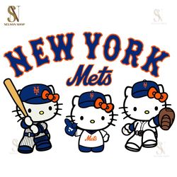 hello kitty new york mets baseball