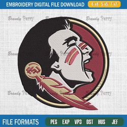 florida state seminoles embroidery design