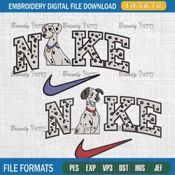 nike pongo and perdit embroidery design