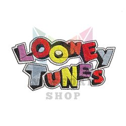 disney looney tunes logo embroidery