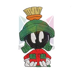 marvin the martian christmas gift embroidery