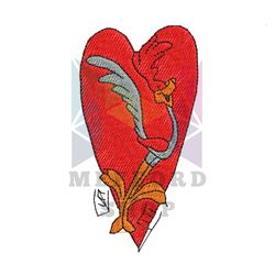 love road runner embroidery