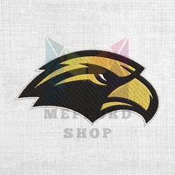 southern miss golden eagles ncaa football logo embroidery design