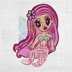 karol g mermaid album design embroidery