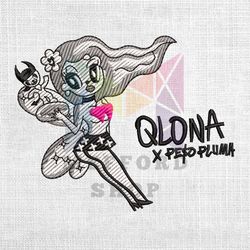 qlona karol g x peso pluma bochita season album embroidery