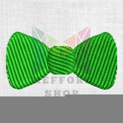 mickey disney groom green bow tie design embroidery