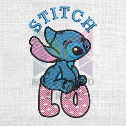 disney alien dog stitch love matching couple embroidery