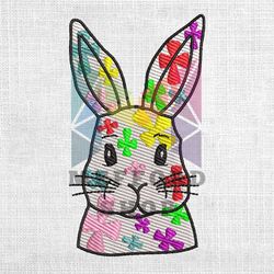 cute rabbit christan machine embroidery design