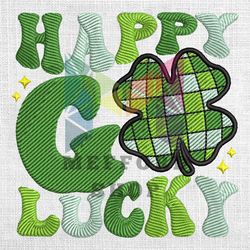 happy go lucky patrick embroidery design