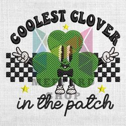 goodlest clover in the patch embroidery design