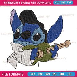 elvis presley stitch cosplay embroidery