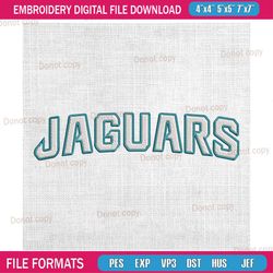 jacksonville jaguars sport embroidery, nfl embroidery, jaguars embroidery design, football embroidery