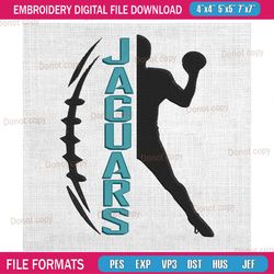 jacksonville jaguars player embroidery, nfl embroidery, jaguars embroidery design, football embroidery