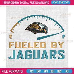 fueled by haters jacksonville jaguars embroidery, nfl embroidery, jaguars embroidery design, football embroidery