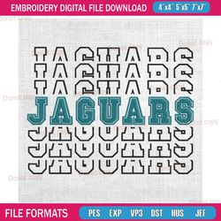 jacksonville jaguars team embroidery, nfl embroidery, jaguars embroidery design, football embroidery