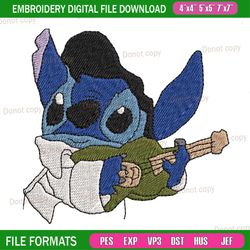 elvis presley stitch cosplay embroidery