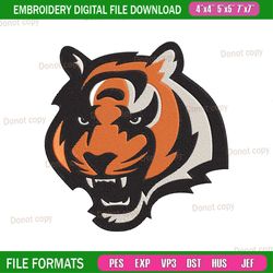 cincinnati bengals logo embroidery png