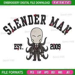slender man est embroidery files png