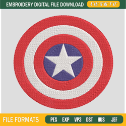 captain america embroidery design avenger embroidery machine file