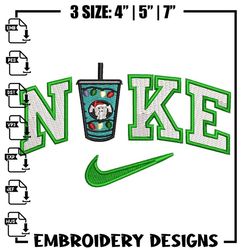 cup green x nike embroidery design, cup embroidery, nike design, embroidery shirt, embroidery file, digital download.jpg
