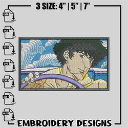 cowboy bebop embroidery design, cowboy bebop embroidery, anime design, logo design, anime shirt, instant download.jpg