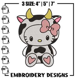 cow hello kitty embroidery design, hello kitty embroidery, embroidery file, cartoon shirt, digital download..jpg