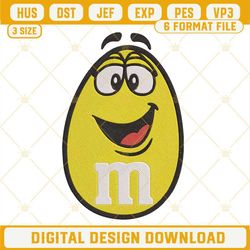 m and m yellow candy machine embroidery files.jpg