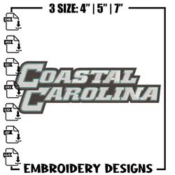 coastal carolina logo embroidery design, ncaa embroidery, embroidery design,logo sport embroidery,sport embroidery.jpg
