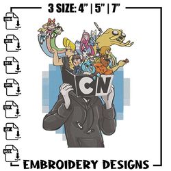 cn character embroidery design, cn cartoon embroidery, embroidery file, anime embroidery, anime shirt, digital download.