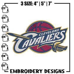 cleveland cavaliers logo embroidery design,nba embroidery, sport embroidery, embroidery design, logo sport embroidery..j