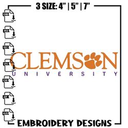 clemson university logo embroidery design, ncaa embroidery, sport embroidery,logo sport embroidery,embroidery design.jpg
