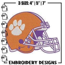 clemson tigers helmet embroidery design, ncaa embroidery, sport embroidery,logo sport embroidery,embroidery design.jpg