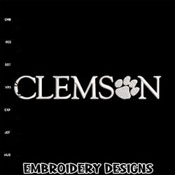 clemson tiger logo embroidery design, ncaa embroidery, sport embroidery, logo sport embroidery,embroidery design.jpg