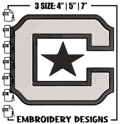 citadel bulldogs logo embroidery design, ncaa embroidery, sport embroidery, logo sport embroidery, embroidery design.jpg