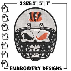 cincinnati bengals skull helmet embroidery design, cincinnati bengals embroidery, nfl embroidery, sport embroidery..jpg