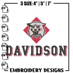 davidson college logo embroidery design, sport embroidery, logo sport embroidery, embroidery design, ncaa embroidery.jpg
