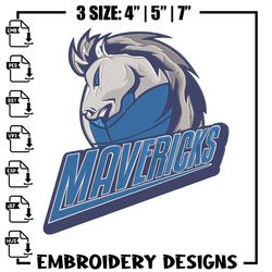 dallas mavericks logo embroidery design,nba embroidery, sport embroidery, embroidery design, logo sport embroidery.jpg