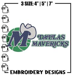 dallas mavericks logo embroidery design, nba embroidery, sport embroidery, embroidery design, logo sport embroidery.jpg