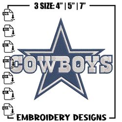 dallas cowboys star embroidery design, dallas cowboys embroidery, nfl embroidery, sport embroidery, embroidery design..j
