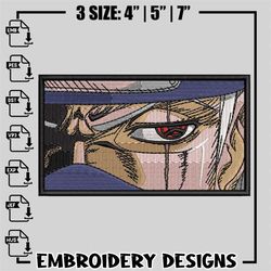 hatake kakashi embroidery design, naruto embroidery, embroidery shirt, anime design, anime shirt, instant download.jpg