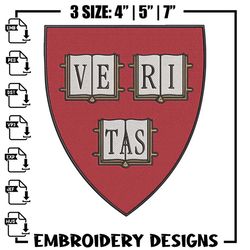 harvard university logo embroidery design, ncaa embroidery, sport embroidery,logo sport embroidery,embroidery design.jpg