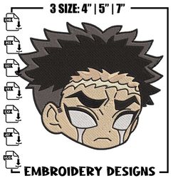 gyomei sticker embroidery design, demon slayer embroidery, embroidery file, anime embroidery, digital download.jpg